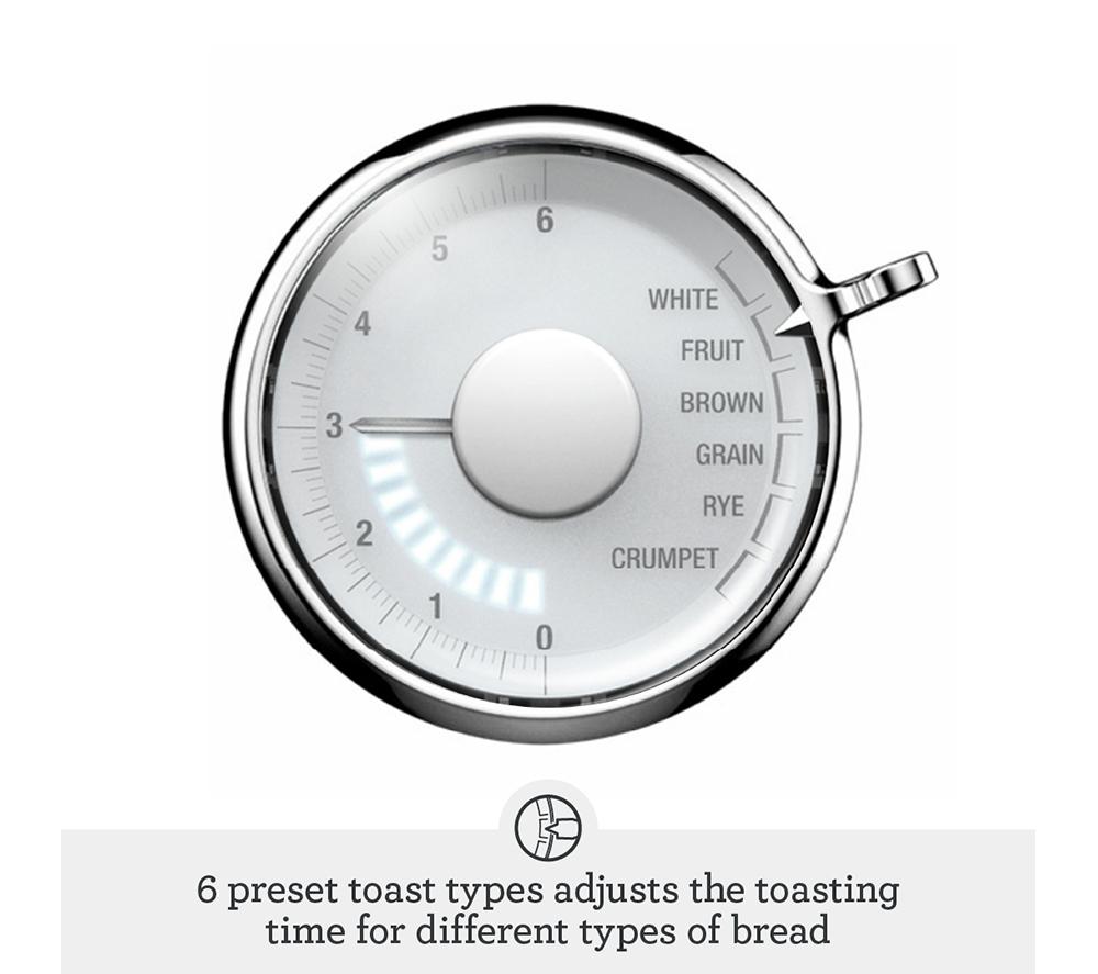 SAGE The Toast Select Luxe STA735ALM4GUK1 2-Slice Toaster - Almond Nougat image number 4 of 7