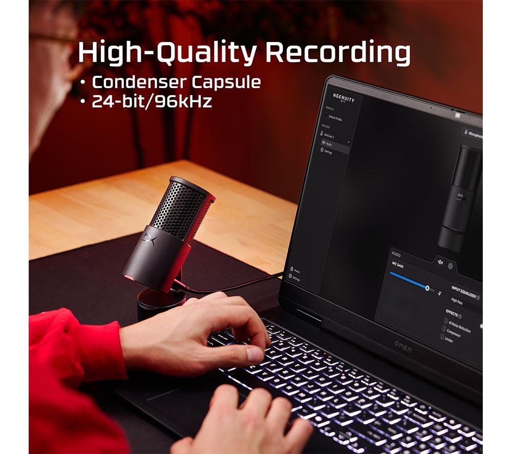 HYPERX SoloCast 2 USB Microphone - Black image number 5 of 15