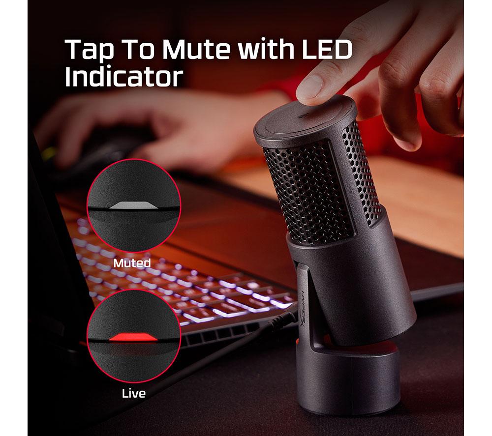 HYPERX SoloCast 2 USB Microphone - Black image number 9 of 15
