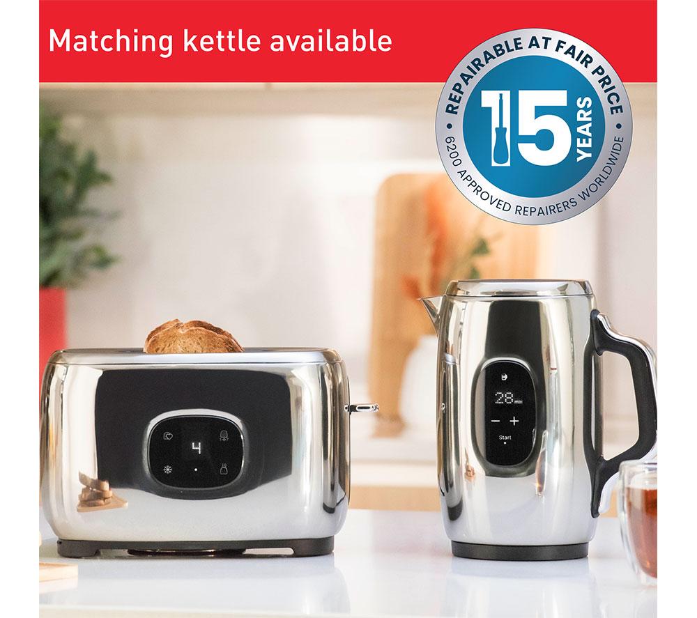 TEFAL Majestuo TT883D42 2-Slice Toaster - Glossy Stainless Steel image number 7 of 8