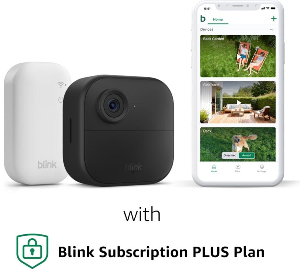 BLINK Outdoor 4 Full HD 1080p WiFi Security Camera System - 3 Cameras, Black image number 3 of 4