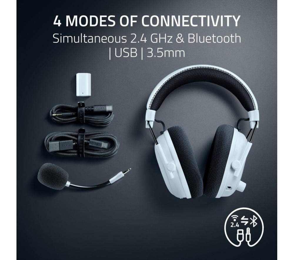 RAZER BlackShark V3 Pro Wireless 7.1 Gaming Headset - White image number 7 of 11