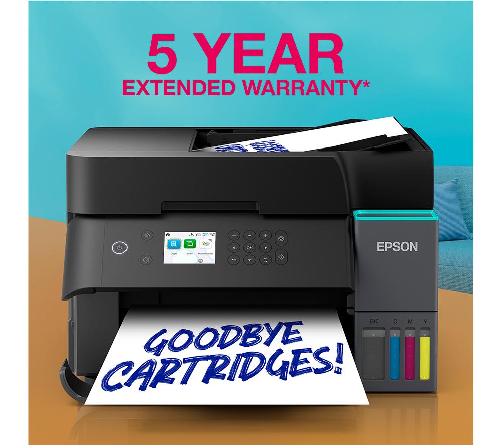 EPSON EcoTank ET-3950 All-in-One Wireless Inkjet Printer image number 4 of 13