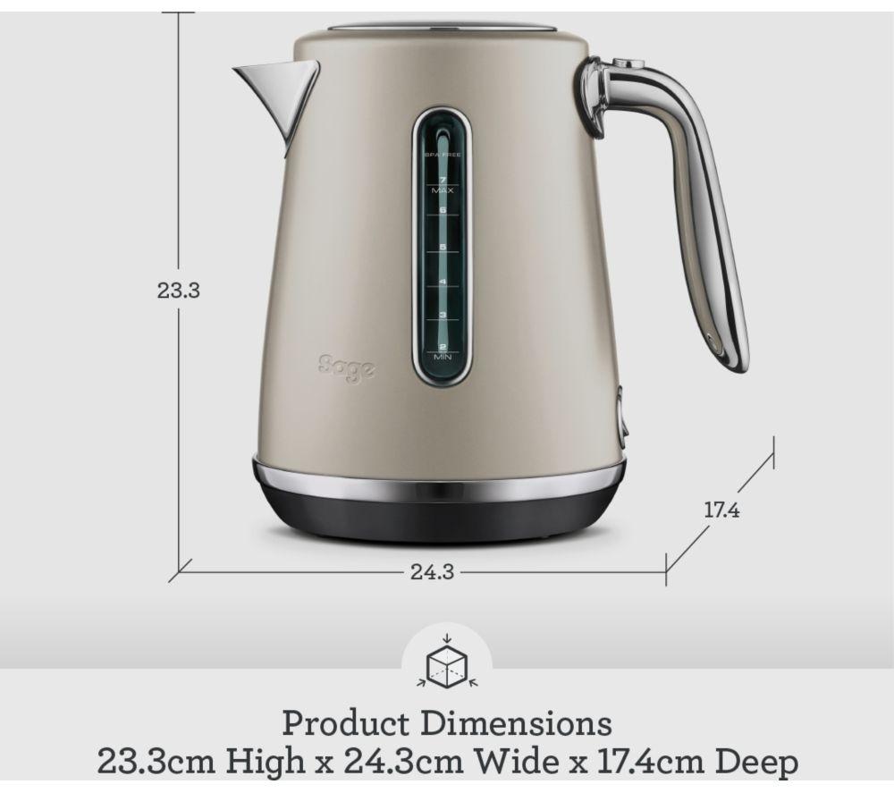SAGE The Soft Top Luxe SKE735ALM4GUK1 Jug Kettle - Almond Nougat image number 5 of 7
