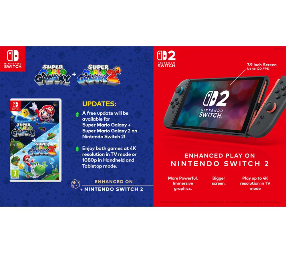 Buy NINTENDO SWITCH Super Mario Galaxy 1 & 2 | CurrysIE