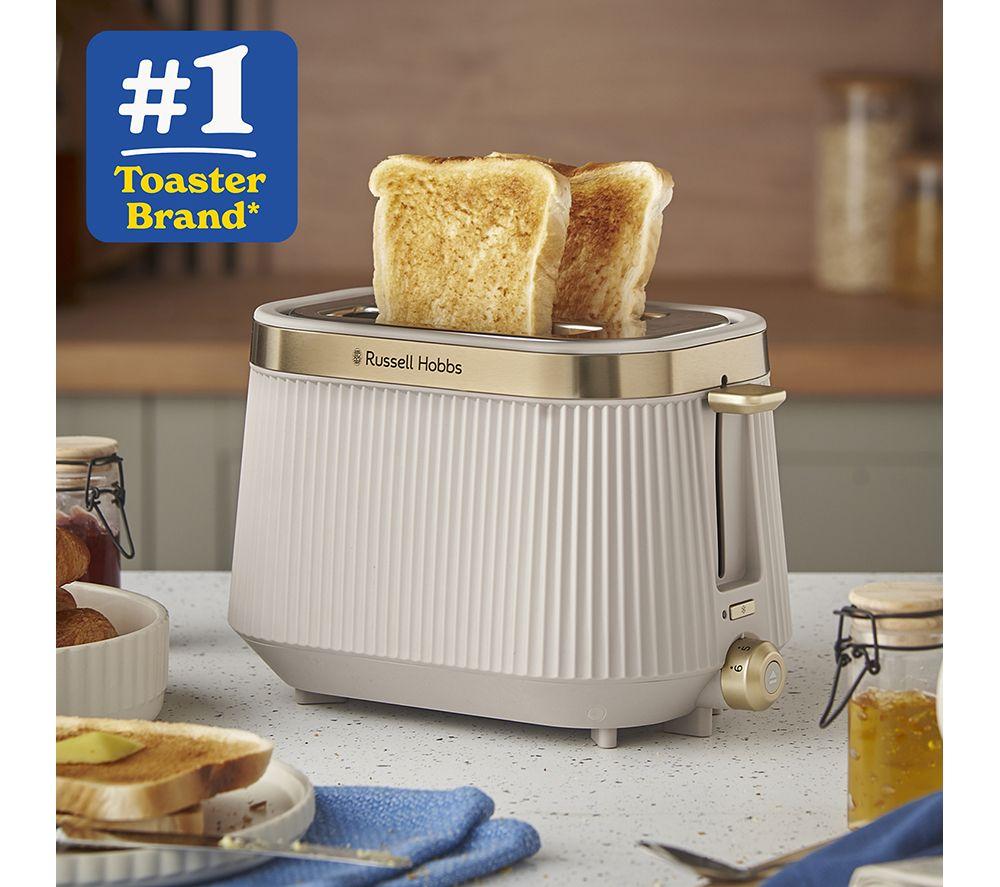 RUSSELL HOBBS Bronte 26761 2-Slice Toaster - Stone image number 2 of 7