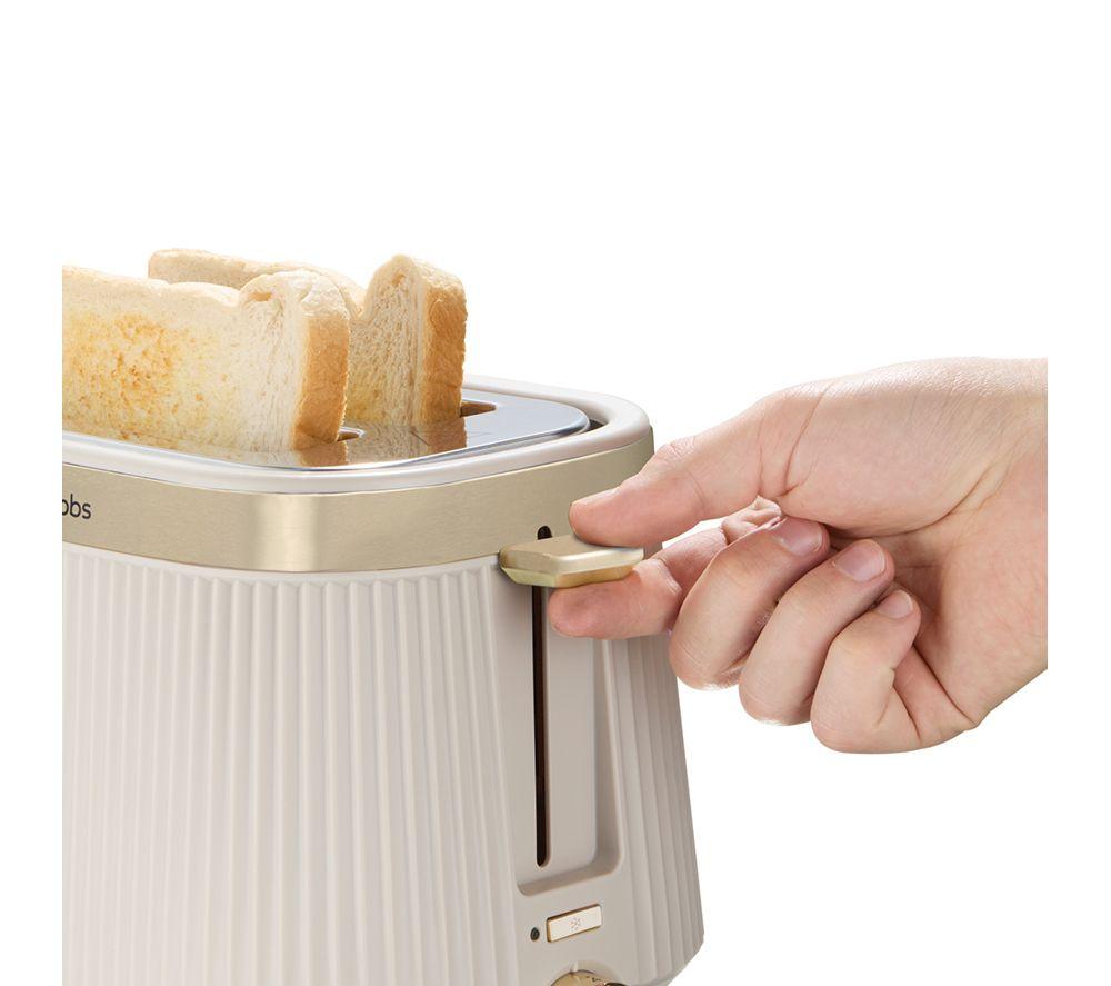 RUSSELL HOBBS Bronte 26761 2-Slice Toaster - Stone image number 5 of 7