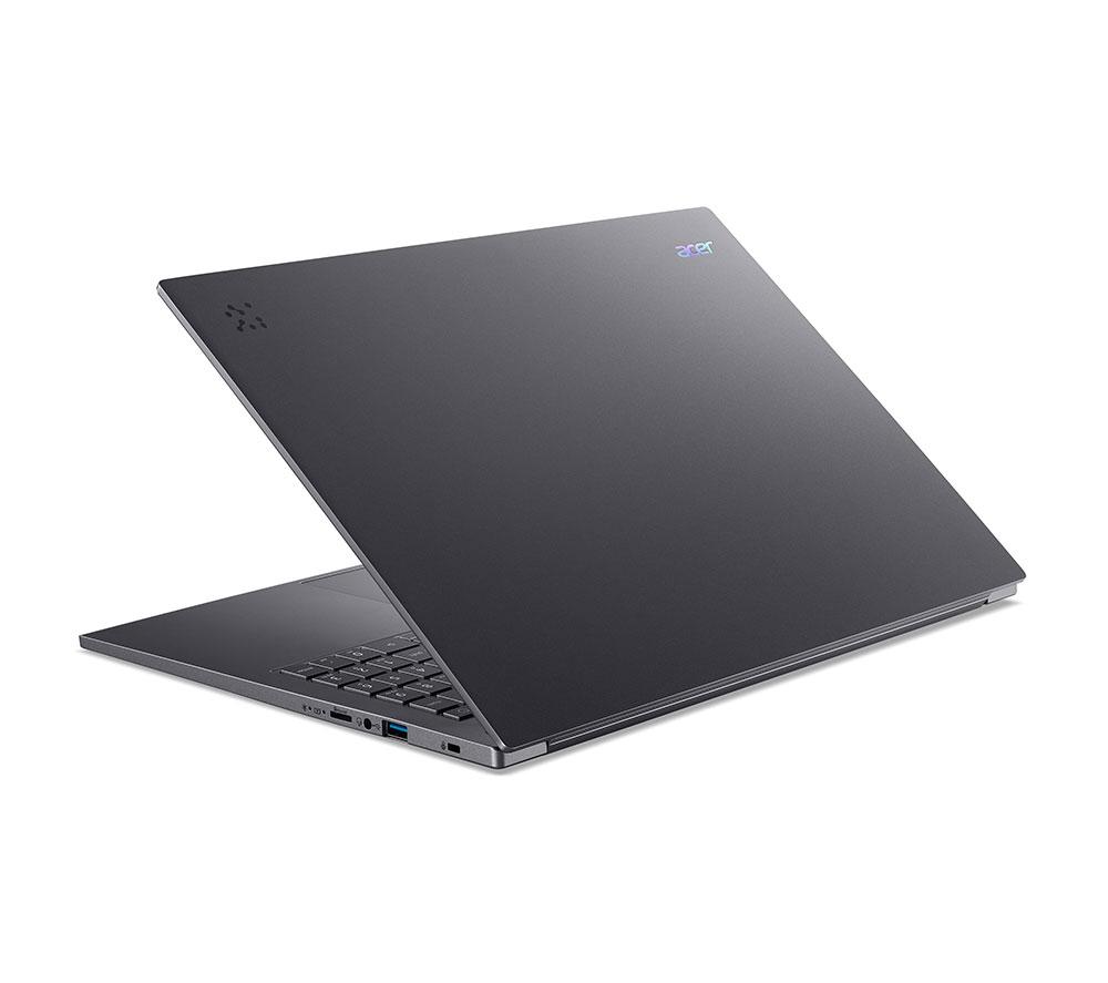ACER Aspire 16 AI 16" Refurbished Laptop, Copilot+ PC - Snapdragon X, 1 TB SSD, Grey (Excellent Condition) image number 8 of 8