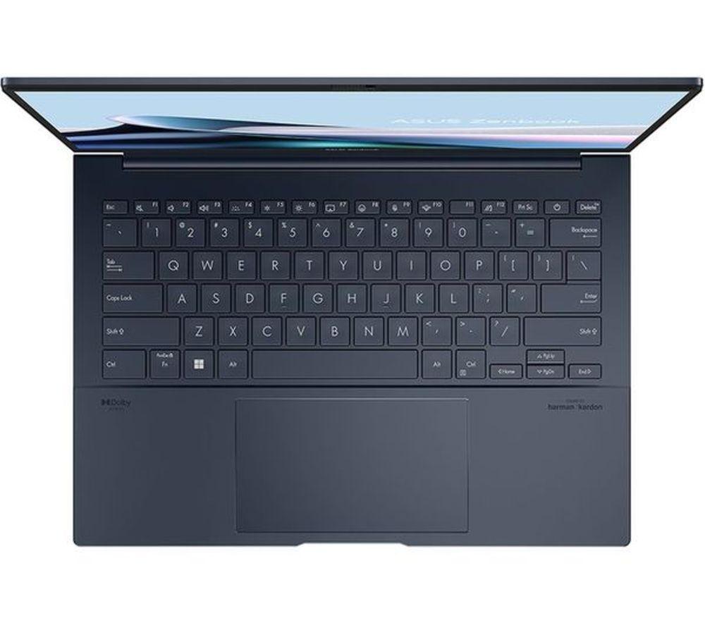 ASUS Zenbook 14 OLED 14" Refurbished Laptop - Intel&reg; Core&trade; Ultra 7, 1 TB SSD, Ponder Blue (Very Good Condition) image number 2 of 17