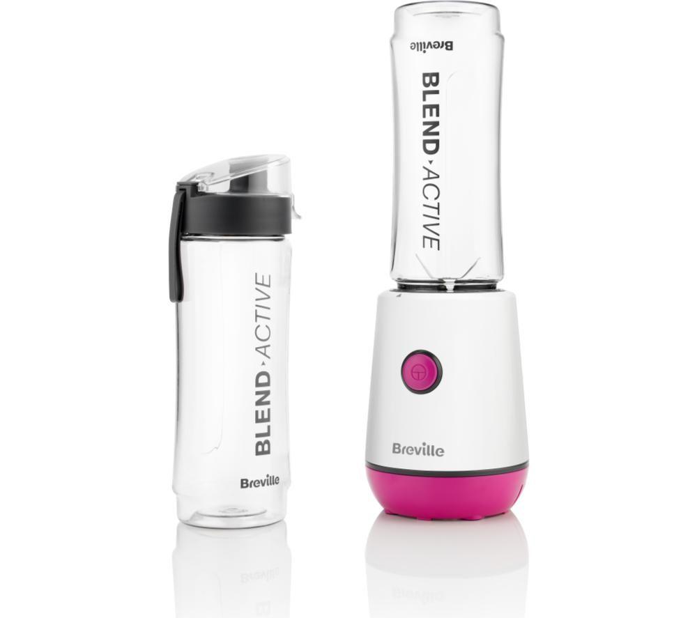 BREVILLE Blend Active VBL248 Blender - White & Pink image number 2 of 3