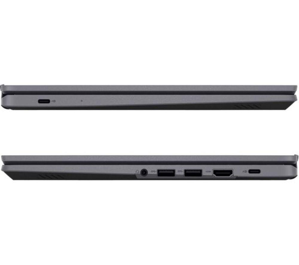 ASUS CX34 14" Refurbished Chromebook - Intel&reg; Core&trade; i5, 512 GB SSD, Grey (Excellent Condition) image number 3 of 5