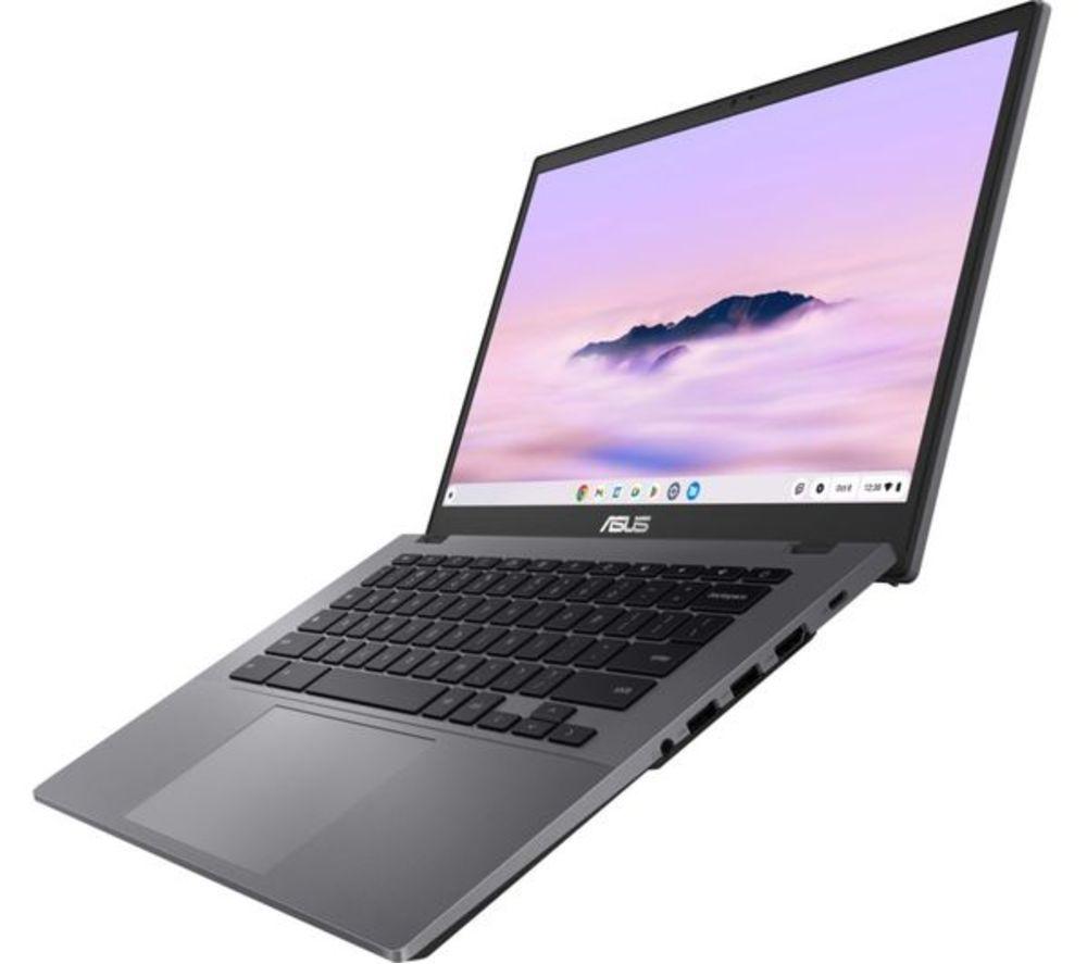 ASUS CX34 14" Refurbished Chromebook Plus - Intel&reg; Core&trade; i5, 512 GB SSD, Grey (Very Good Condition) image number 5 of 6