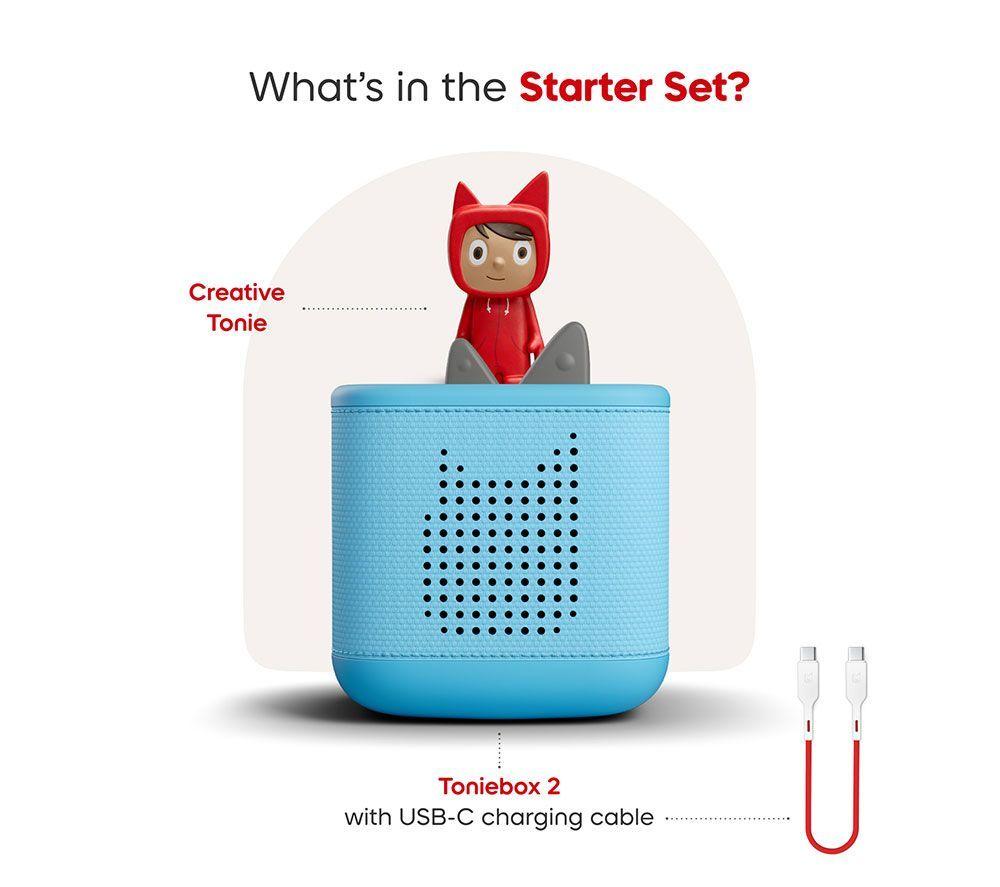 TONIES Toniebox 2 Starter Set & Audio Figure Bundle - Sky Blue image number 4 of 15
