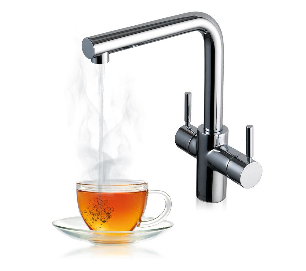 INSINKERATOR 3-in-1 L Shape Steaming Hot Water Tap - Chrome image number 5 of 6