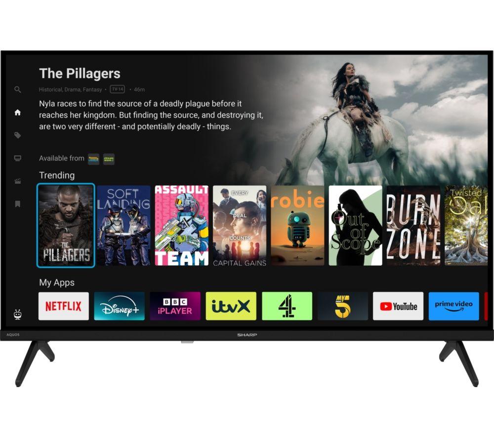 SHARP 1T-C32HE2245IB 32" Smart HD Ready HDR LED TV image number 5 of 5