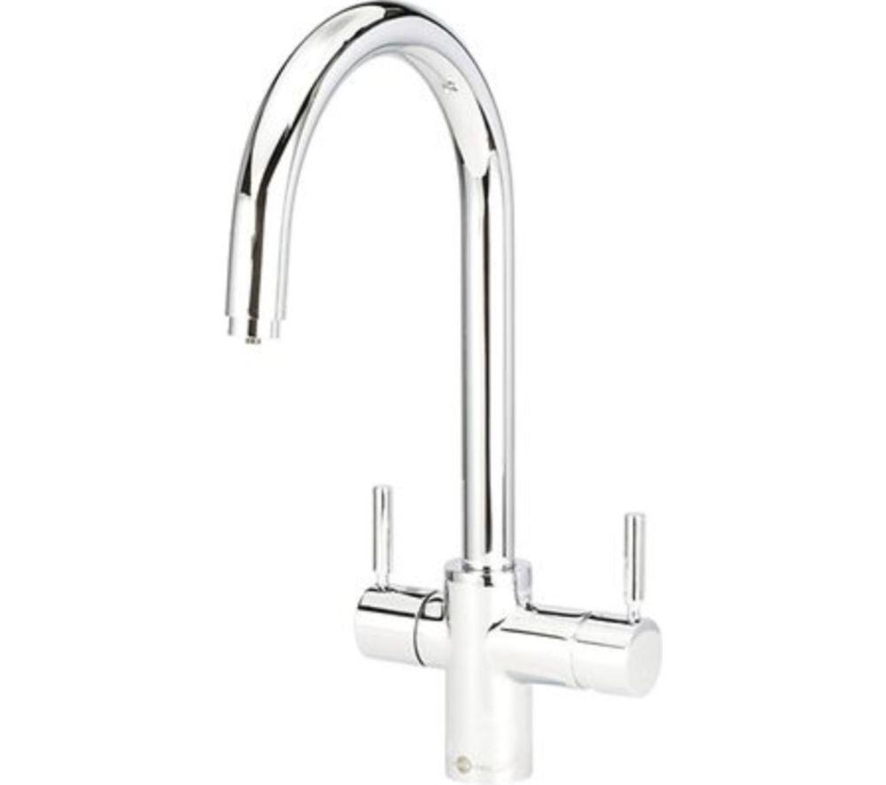 Insinkerator 3-In-1 J Shape Steaming Hot Water Tap - Chrome