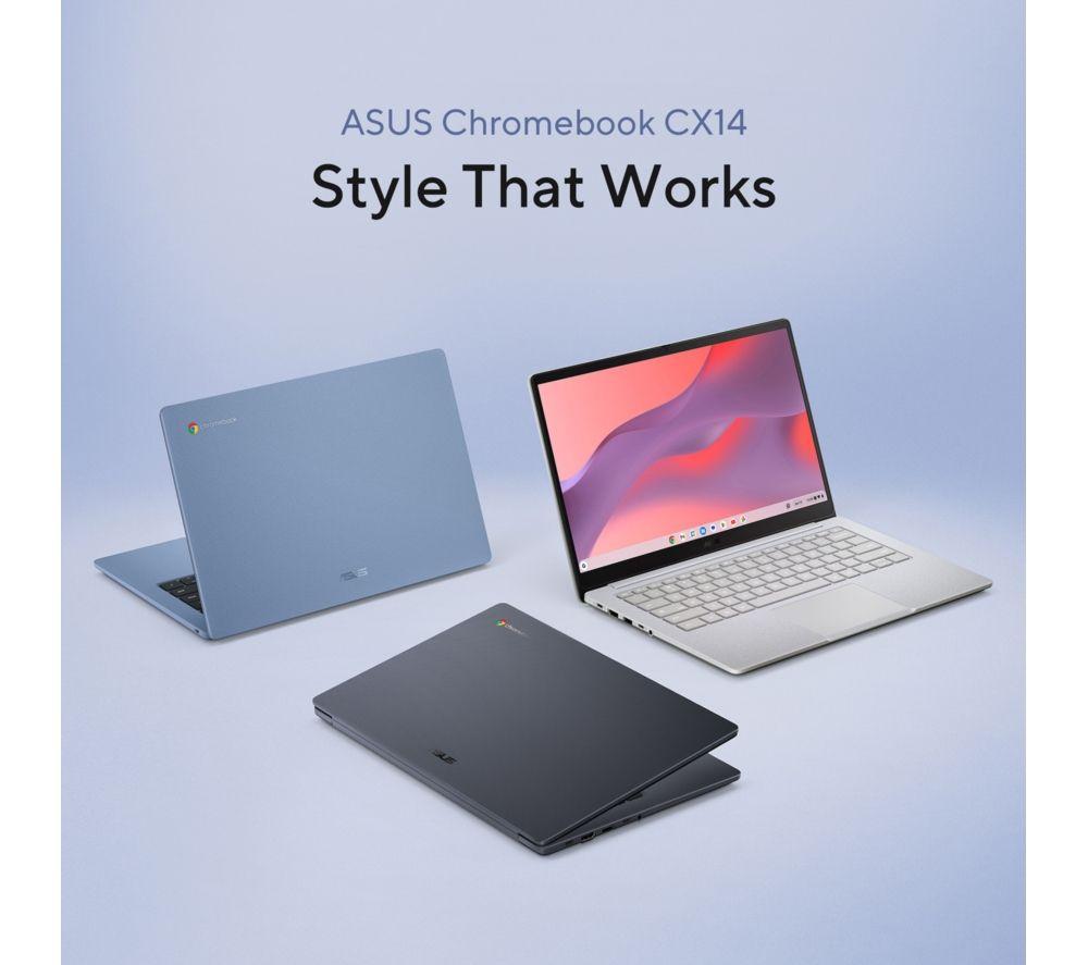 ASUS CX14 14" Chromebook - Intel&reg; Celeron&reg;, 128 GB eMMC, Blue image number 5 of 8
