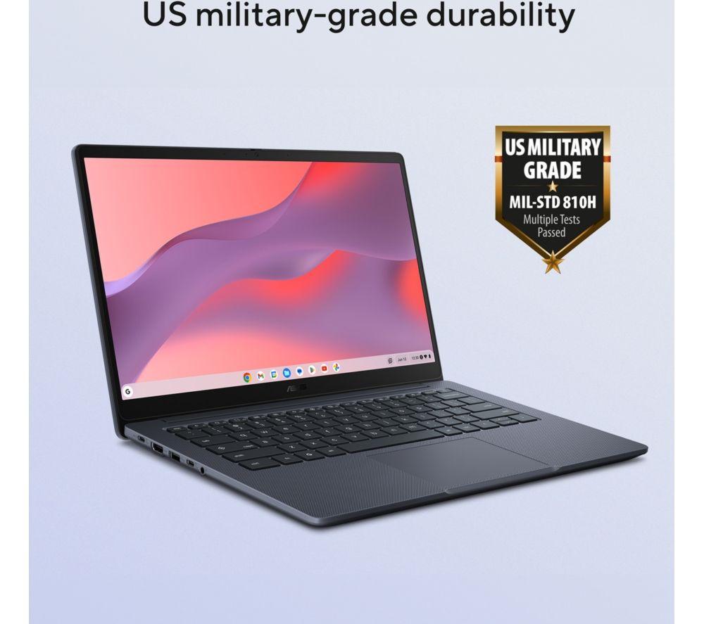 ASUS CX14 14" Chromebook - Intel&reg; Celeron&reg;, 128 GB eMMC, Blue image number 7 of 8