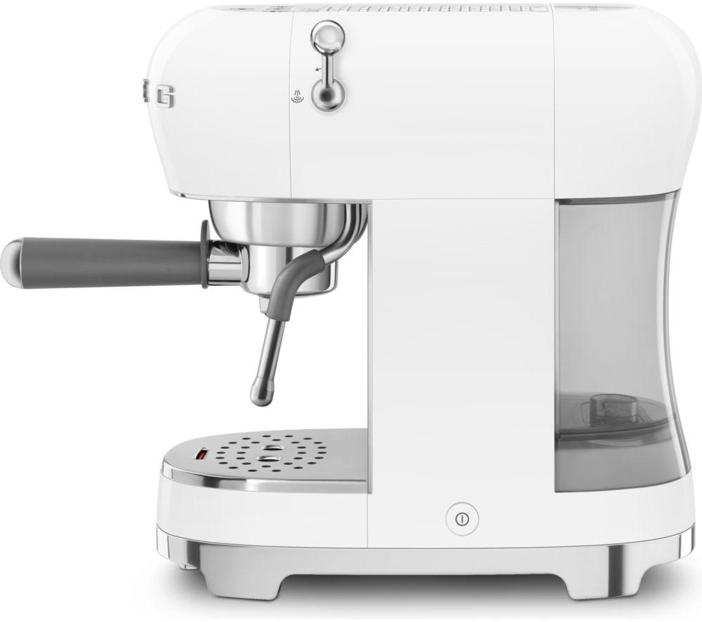 SMEG ECF02WHUK Coffee Machine - White image number 2 of 5