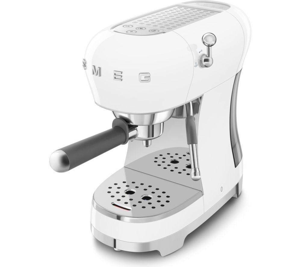 SMEG ECF02WHUK Coffee Machine - White image number 5 of 5