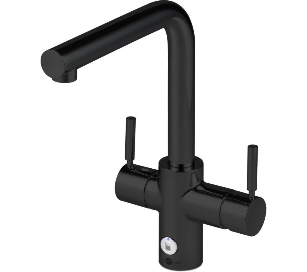 Insinkerator 4-In-1 Touch L Shape Steaming Hot Water Tap - Black Velvet