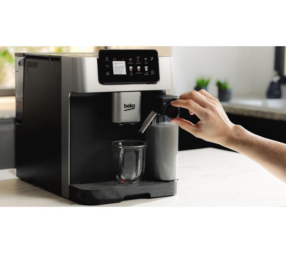 BEKO CaffeExperto CEG7348X Smart Bean to Cup Coffee Machine - Black & Silver image number 4 of 15