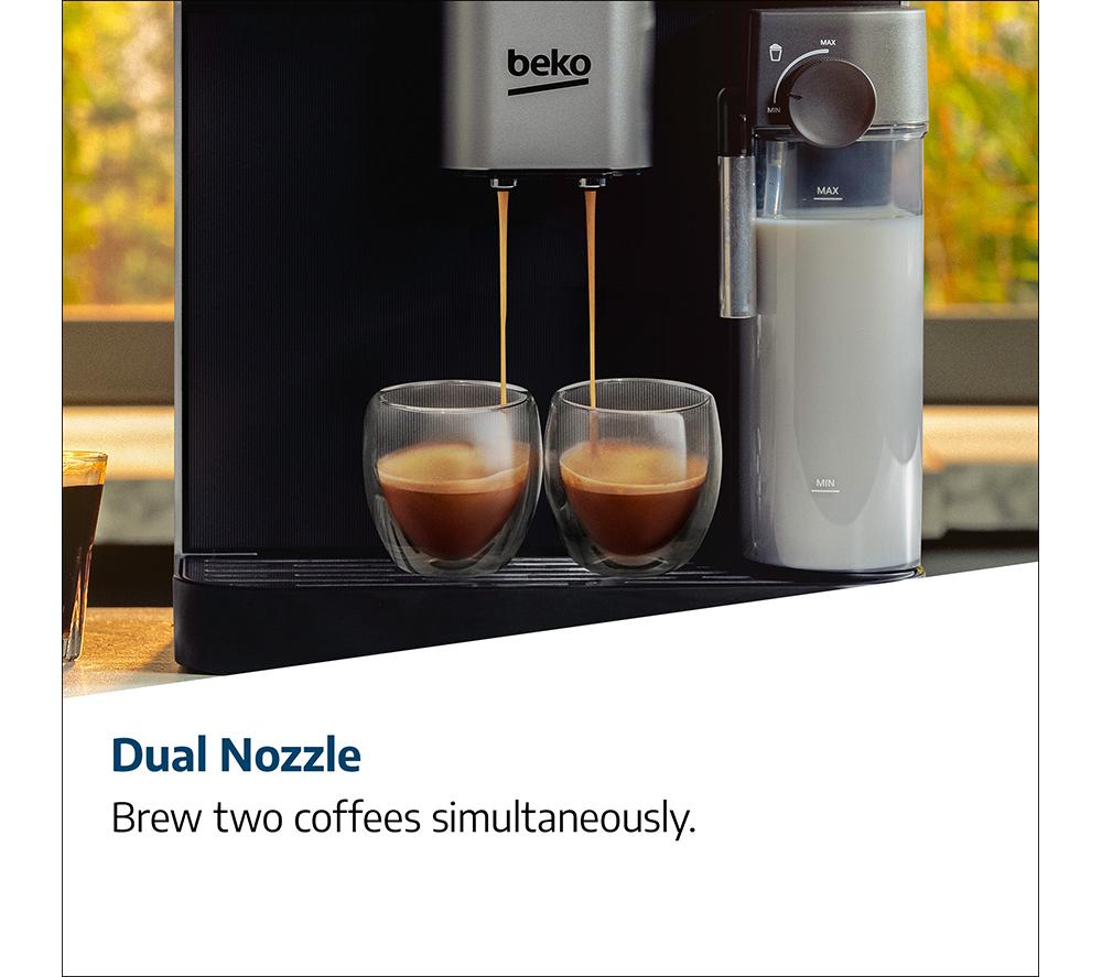 BEKO CaffeExperto CEG7348X Smart Bean to Cup Coffee Machine - Black & Silver image number 9 of 15