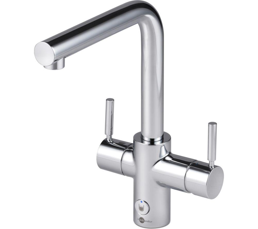 Insinkerator 4-In-1 Touch L Shape Steaming Hot Water Tap - Chrome