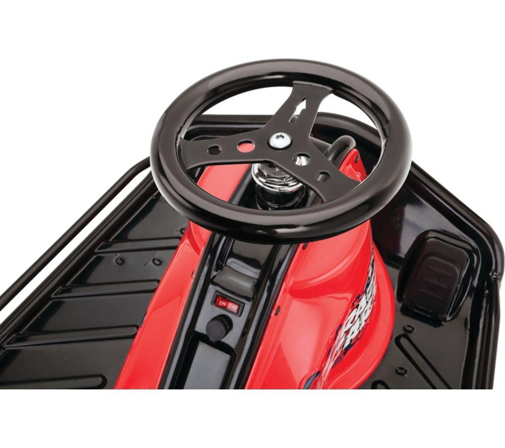RAZOR Crazy Cart Kids Electric Ride-On Vehicle - Red & Black image number 2 of 10