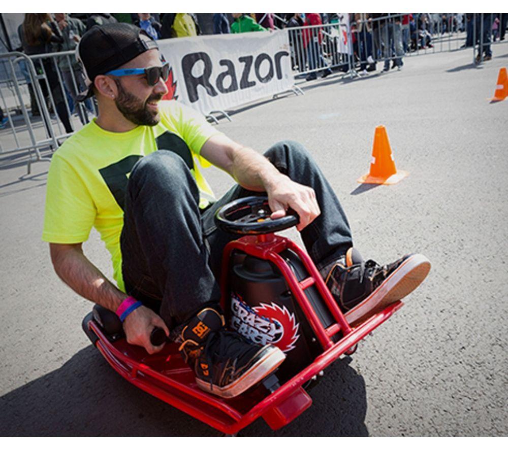 RAZOR Crazy Cart Kids Electric Ride-On Vehicle - Red & Black image number 10 of 10