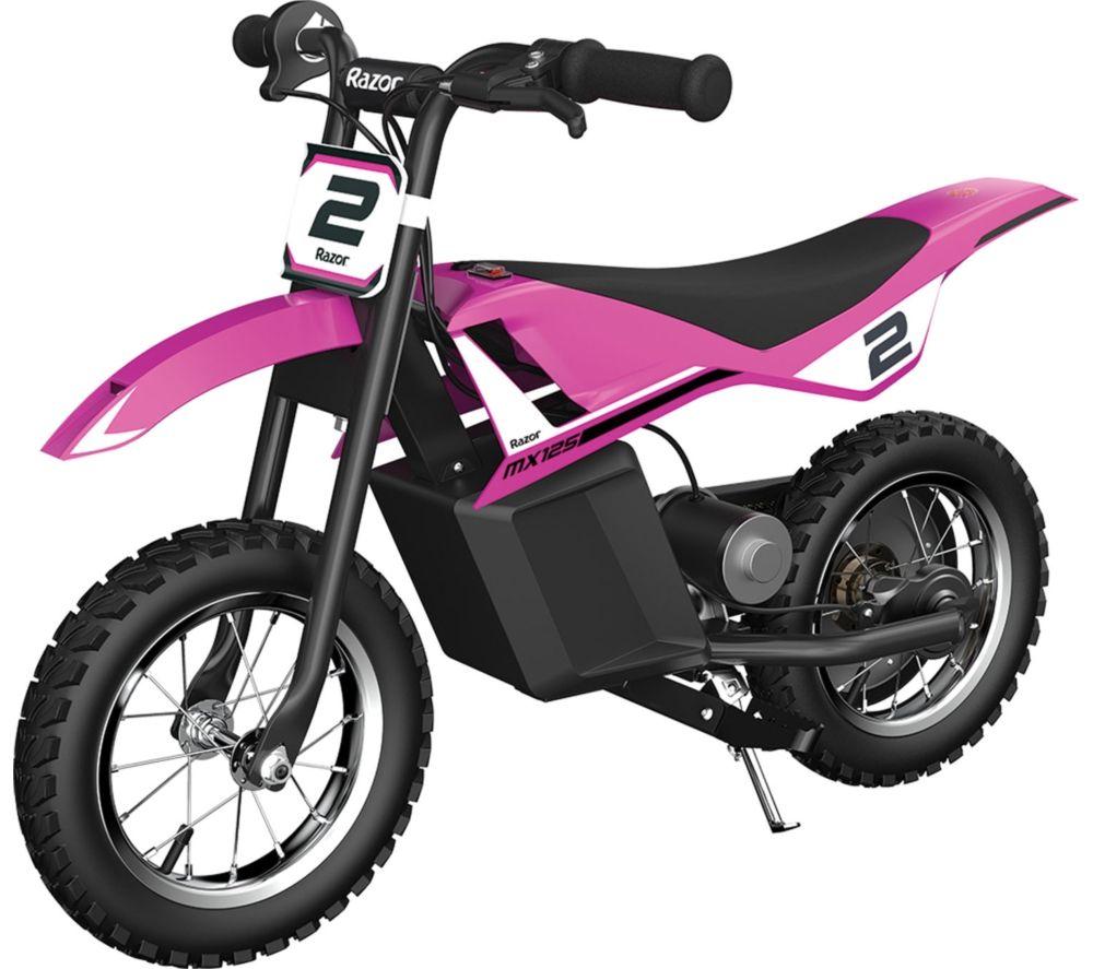 RAZOR Dirt Rocket MX125 Electric Kids Motorbike - Pink