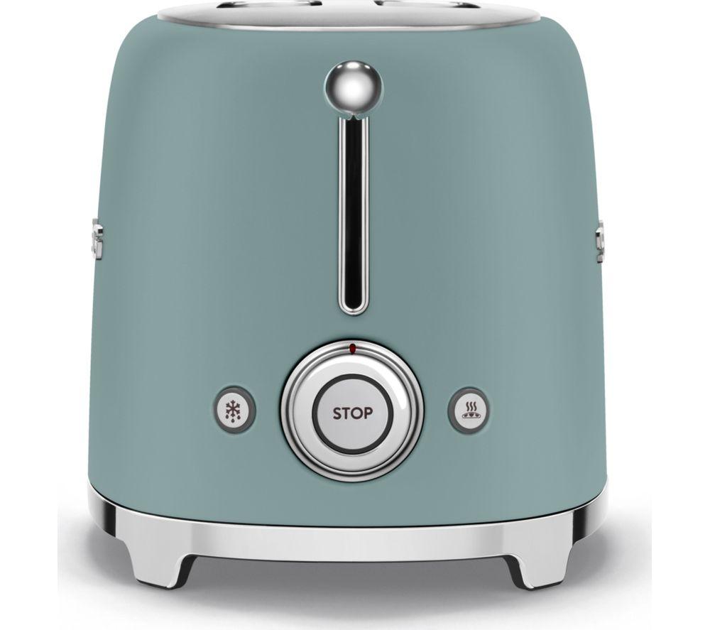 SMEG TSF01EGMUK 2-Slice Toaster - Emerald Green image number 5 of 7