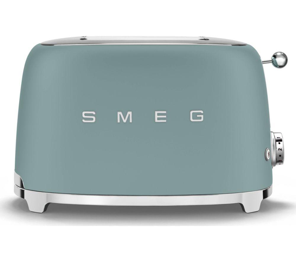 SMEG TSF01EGMUK 2-Slice Toaster - Emerald Green image number 7 of 7