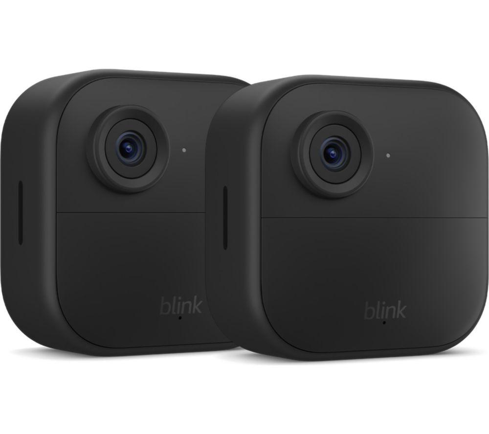 BLINK Outdoor 4 Full HD 1080p WiFi Security Camera System - 2 Cameras, Black