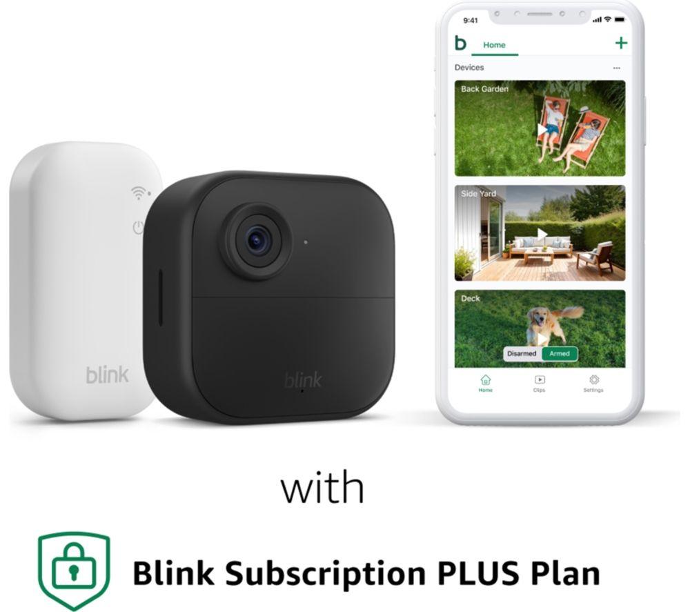BLINK Outdoor 4 Full HD 1080p WiFi Security Camera System - 2 Cameras, Black image number 2 of 4