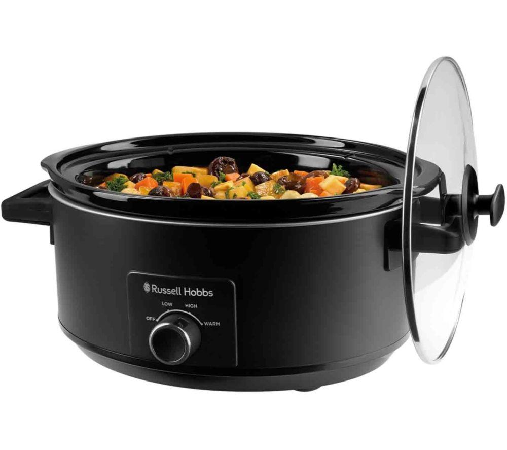 RUSSELL HOBBS 27720 Slow Cooker - Matte Black image number 3 of 8