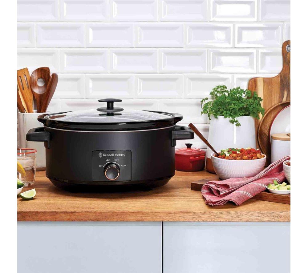RUSSELL HOBBS 27720 Slow Cooker - Matte Black image number 5 of 8