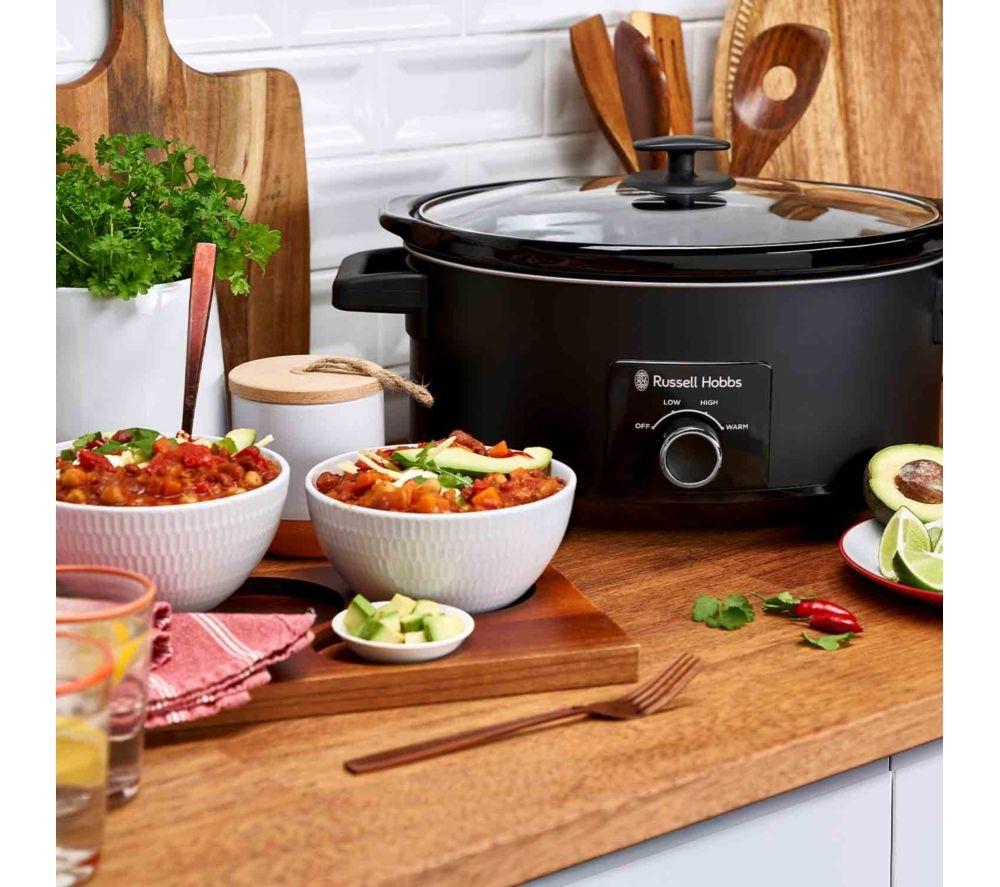 RUSSELL HOBBS 27720 Slow Cooker - Matte Black image number 7 of 8