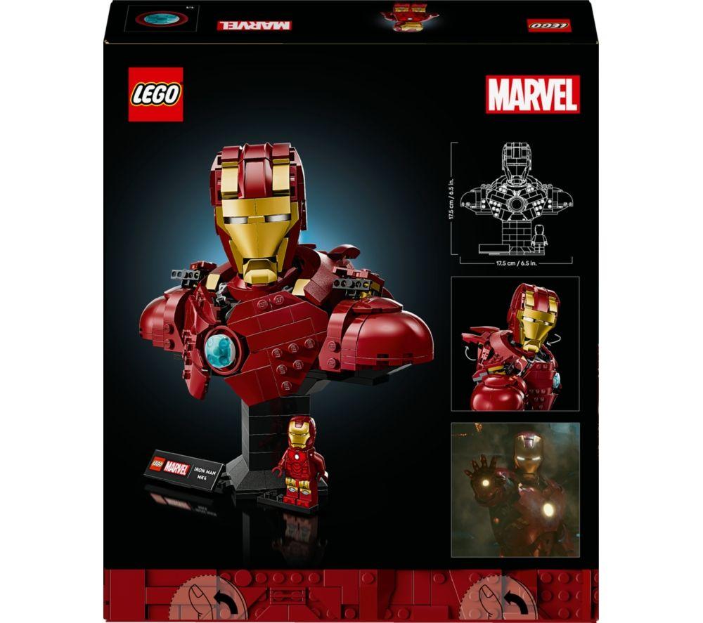 LEGO Marvel 76327 Iron Man MK4 Bust Set for Adults image number 3 of 4