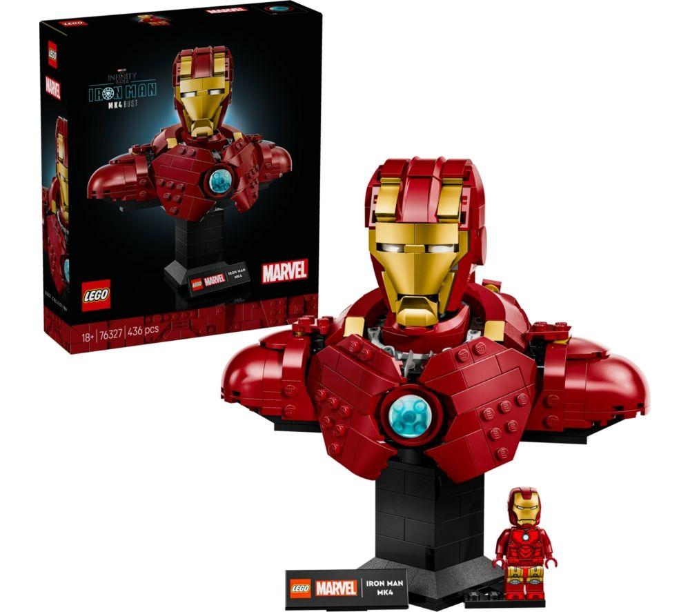 LEGO Marvel 76327 Iron Man MK4 Bust Set for Adults image number 4 of 4
