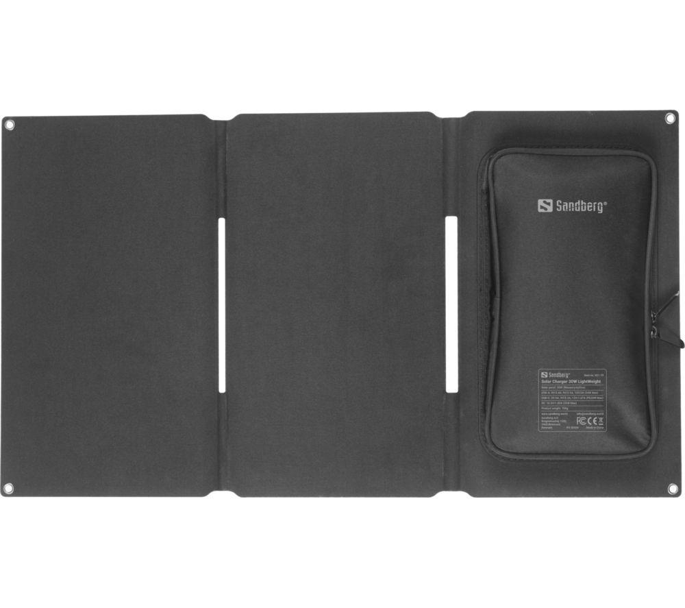 SANDBERG 30 W 3-Panel Solar Charger image number 5 of 6