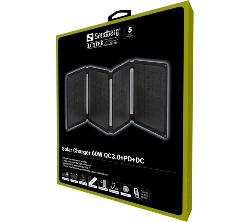 SANDBERG 60 W 4-Panel Solar Charger image number 2 of 4