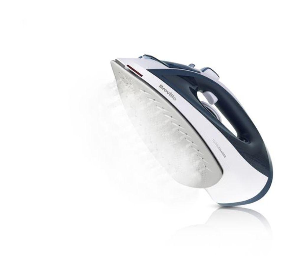 BREVILLE VIN439 Cordless Steam Iron - Blue & White image number 2 of 11