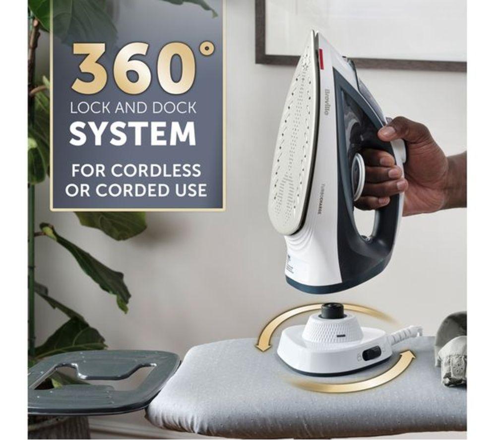 BREVILLE VIN439 Cordless Steam Iron - Blue & White image number 6 of 11