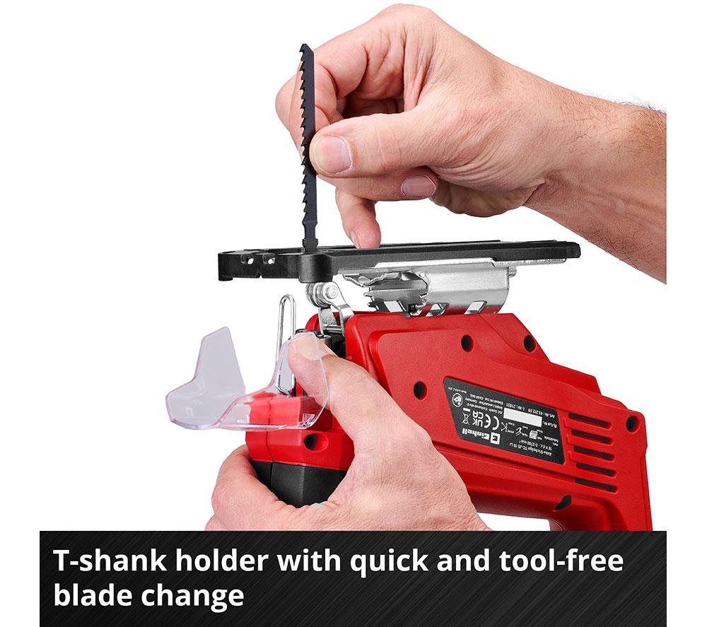 EINHELL TC-JS 18 Li-Solo Cordless Jig Saw - Black & Red image number 11 of 12
