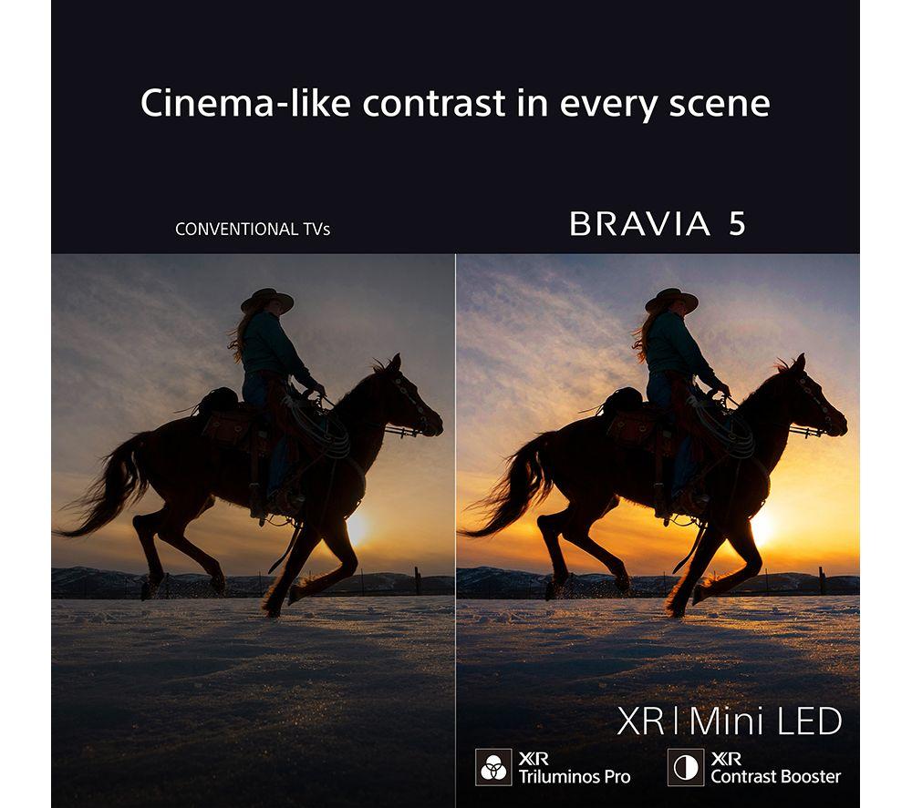 SONY BRAVIA 5 65" XR Mini LED 4K HDR Smart TV - K65XR55B image number 7 of 18