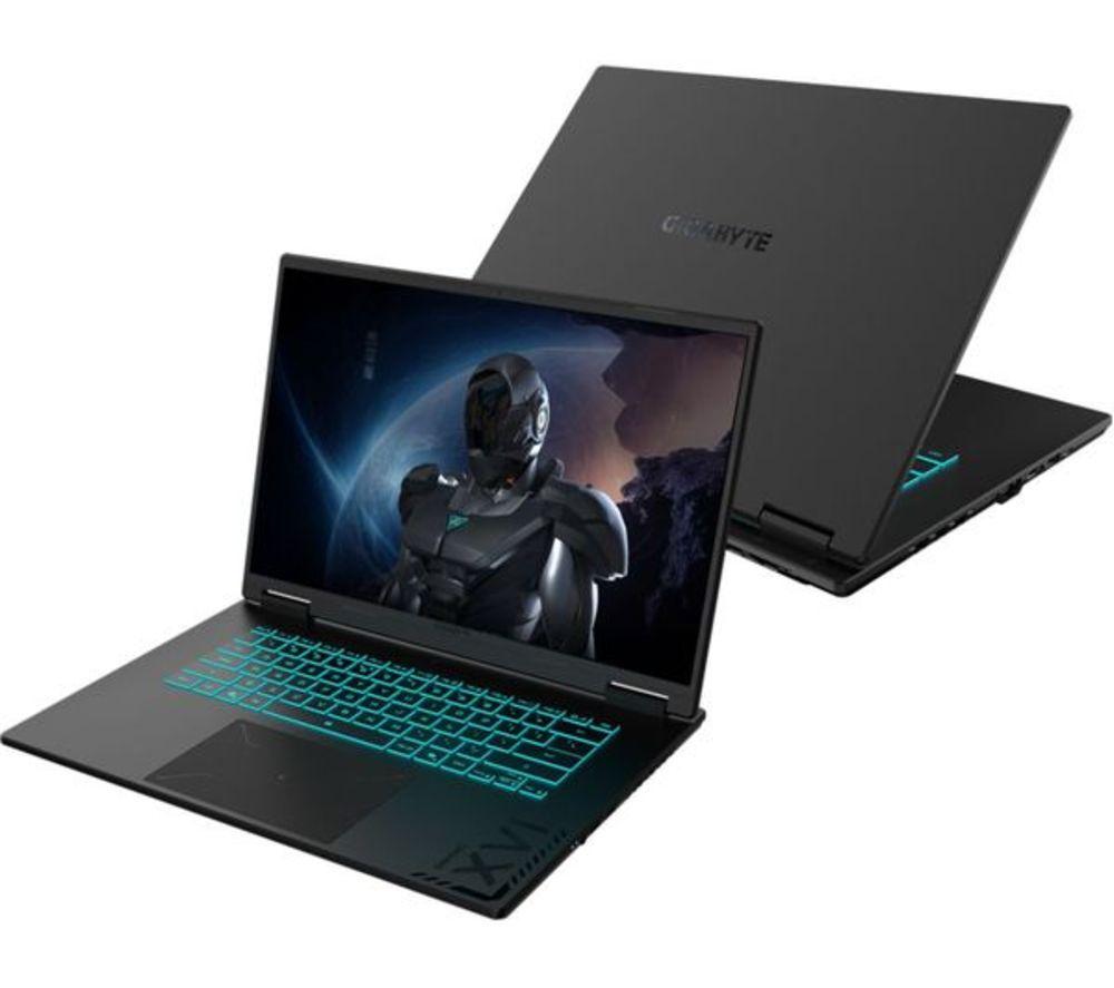 GIGABYTE A16 16" Refurbished Gaming Laptop - AMD Ryzen 7, RTX 5060, 1 TB SSD (Very Good Condition) image number 2 of 5