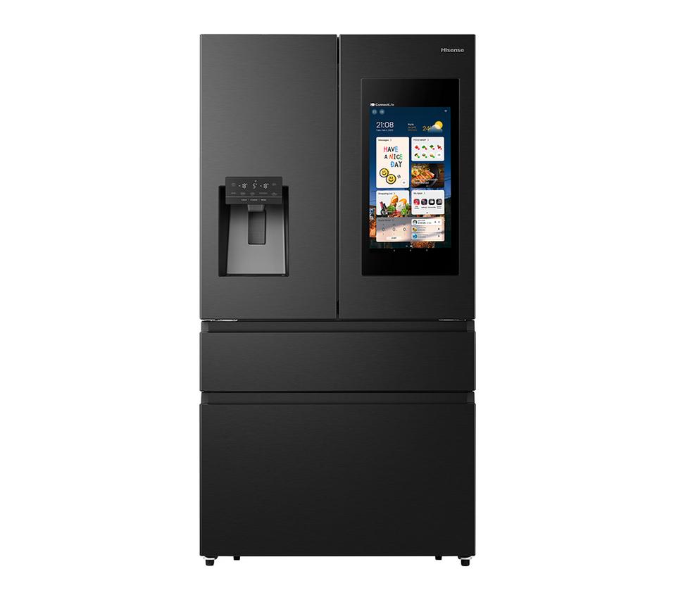 HISENSE PureFlat Smart Screen RF9P490GTFE Fridge Freezer - Black