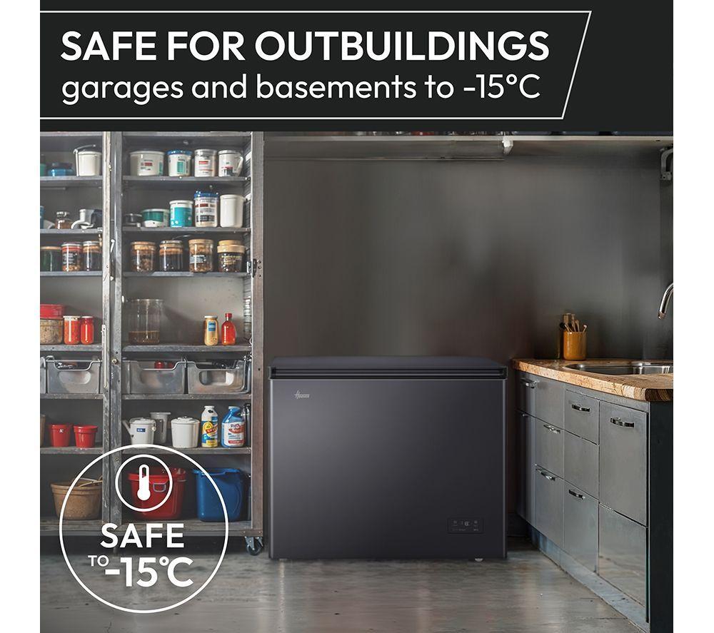 HOOVER Total No Frost HONCHQ6T200ESK Chest Freezer - Dark Inox image number 8 of 11