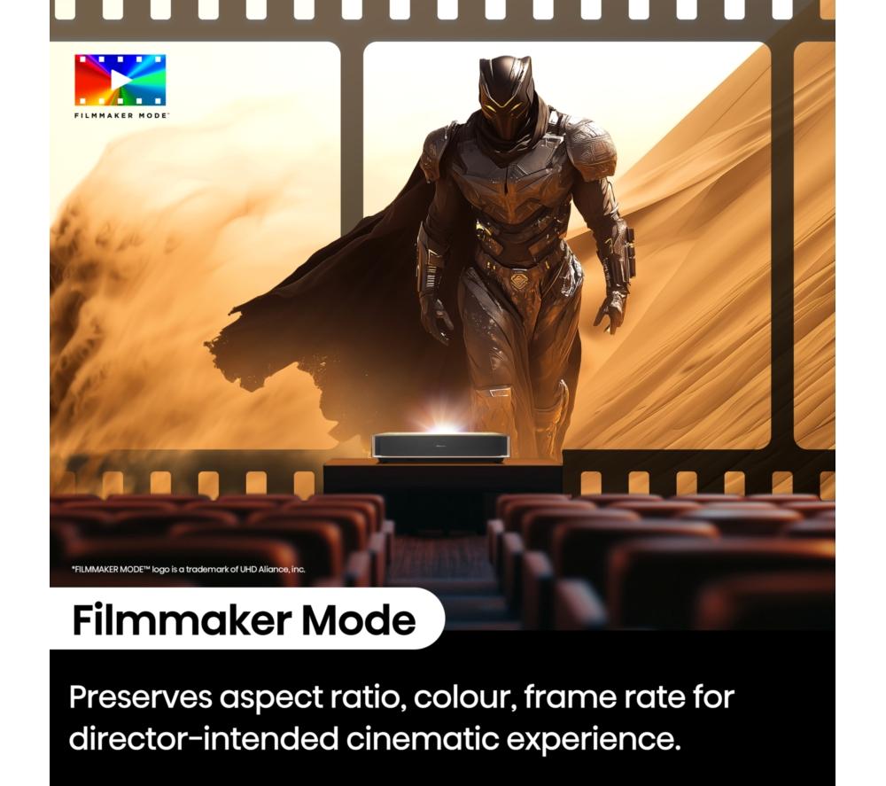 HISENSE PT1TUK Trichroma Smart 4K Ultra HD Laser TV Projector image number 16 of 22